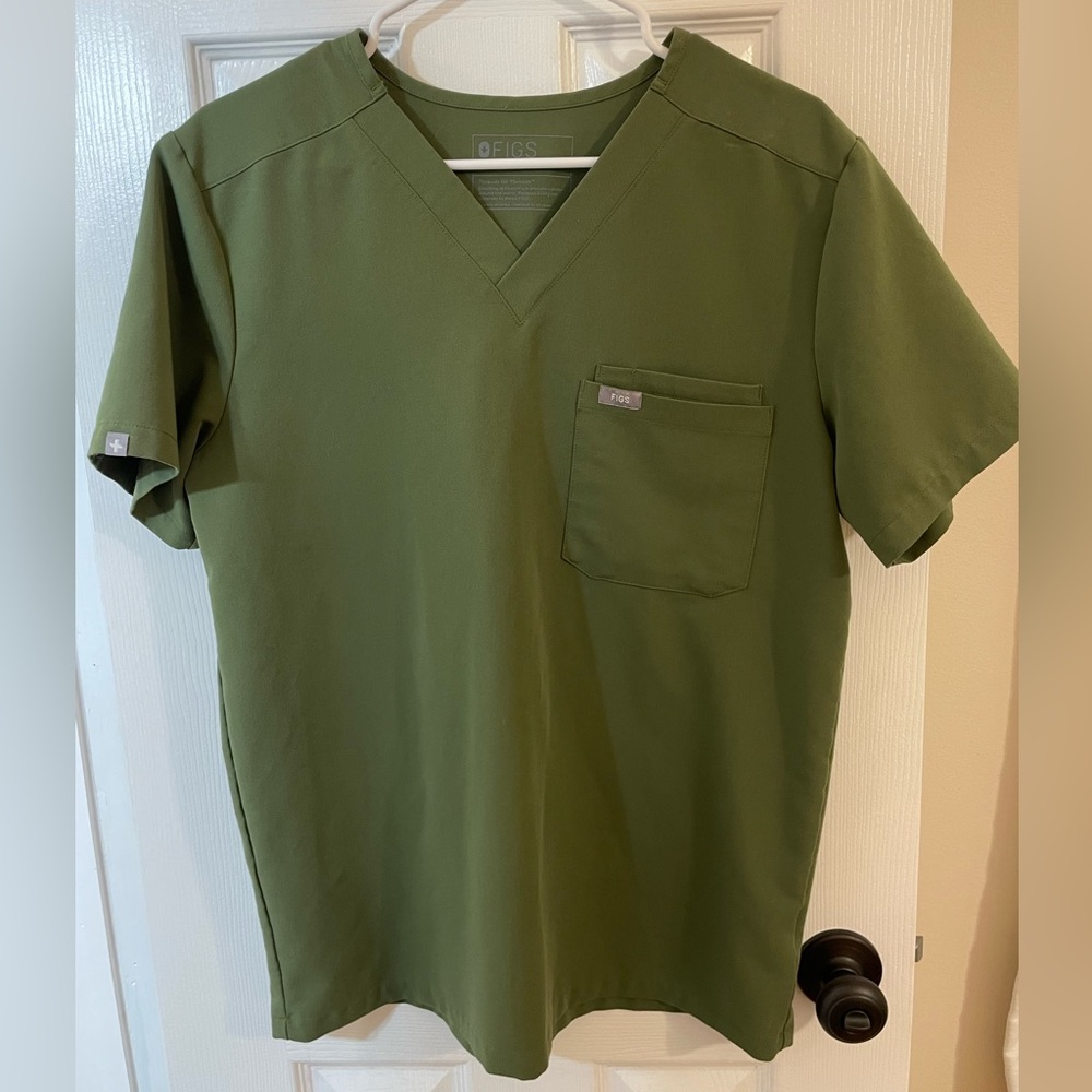 FIGS Moss Green Scrub Set (Small)